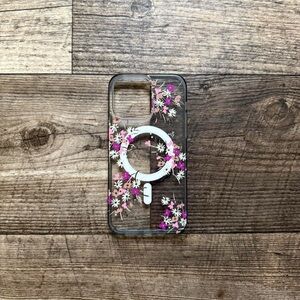 kate spade Clear Floral Phone Case with Ring Holder - iPhone 14 Pro Max